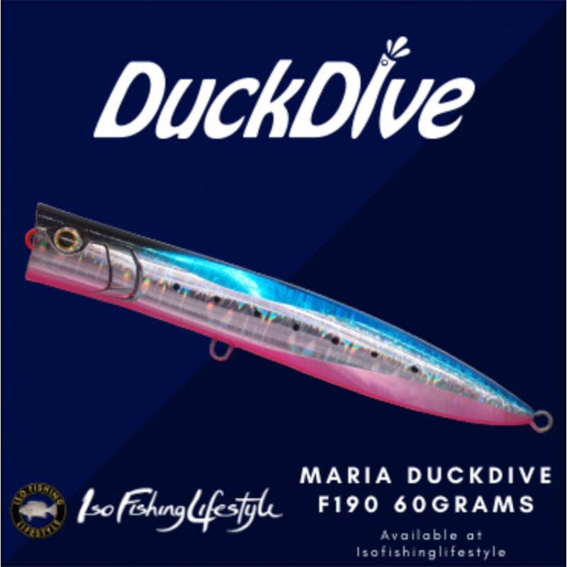 Maria Duck Dive F190 60g Floating Popper 001 (B01H)