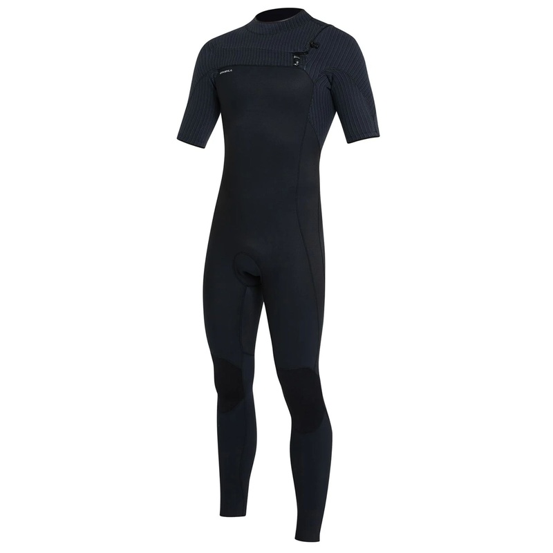 O’Neill Hyperfreak 2mm Short Arm Steamer Chest Zip Wetsuit S Black