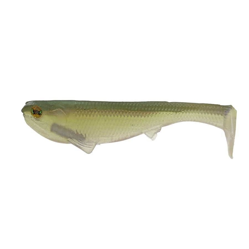 Optimum Boom Boom Line Thru Swimbait Ghost Minnow 4″