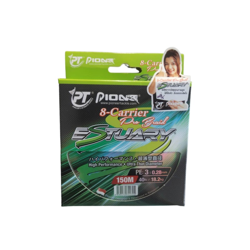Pioneer Estuary 8x Carrier Pro Braid Line | 150M | 30-40LB 30LB