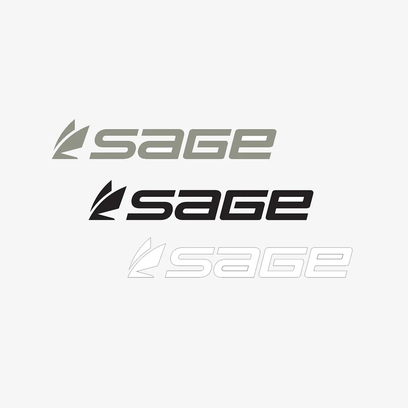 Sage Stickers Black 4″