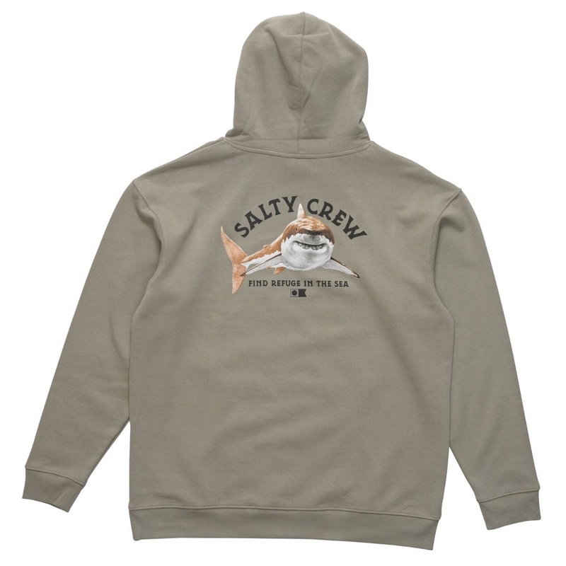 Salty Crew Lurking Fleece Hood Small Kelp Green