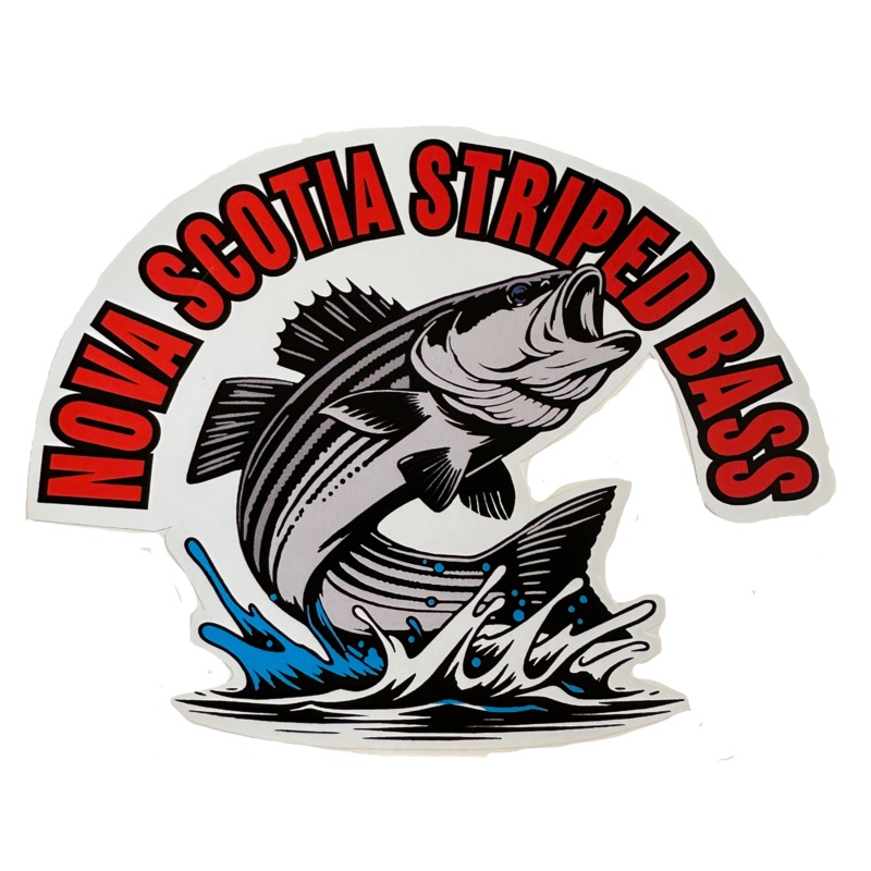 Nova Scotia Striped Bass Sticker