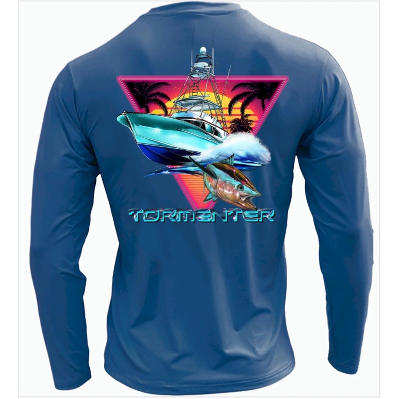 Tormenter SPF Basix Day’s End Performance Long Sleeve – Blue SM