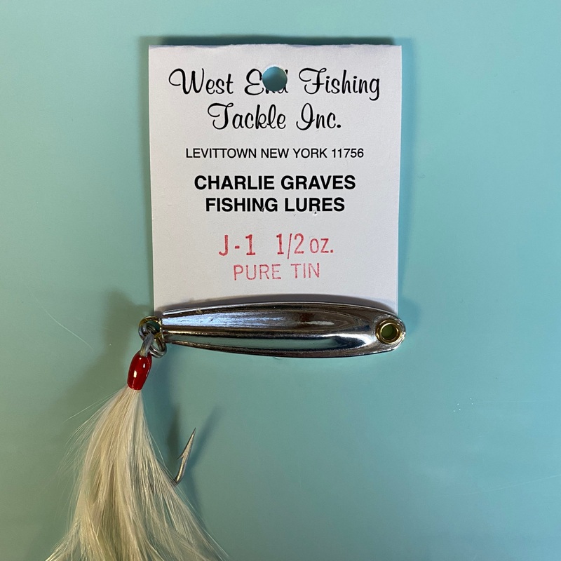 Charlie Graves Tin Lures J-1.     1/2 oz