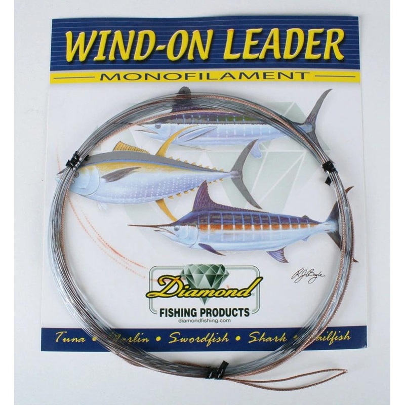 Diamond Monofilament Wind-On Leader 80#