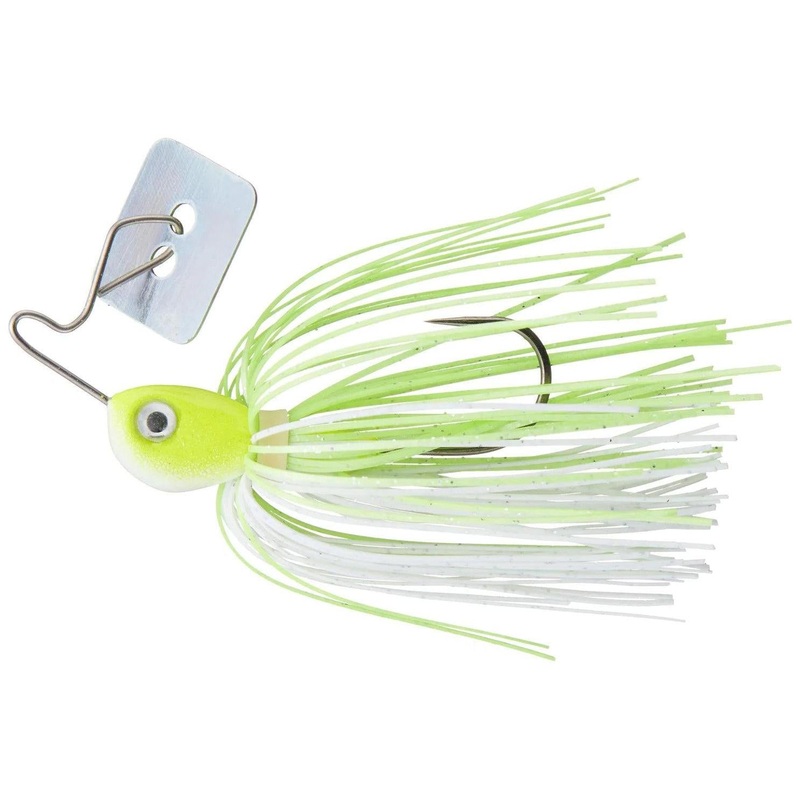 Pulse Fish Lures Side Piece Chartreuse White 3/8oz 3/0