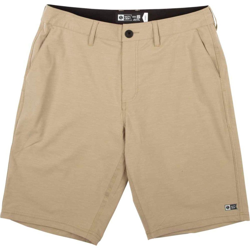 Salty Crew Drifter 21 Inch Hybrid Walkshort 32 Khaki