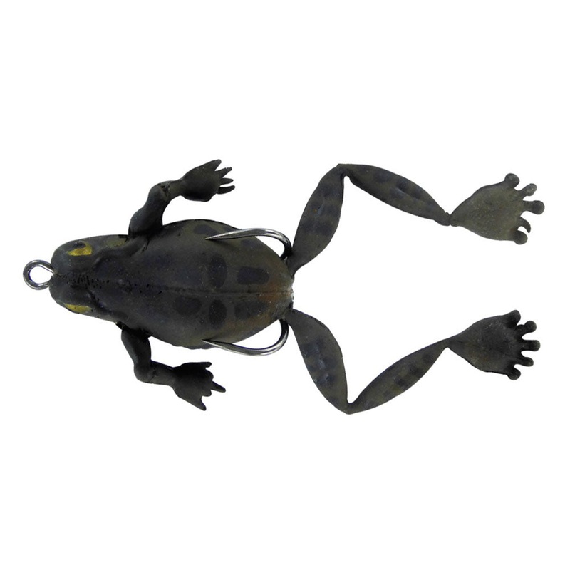 Chasebaits Bigger Bobbin Frog 65mm Surface Lure Black Night