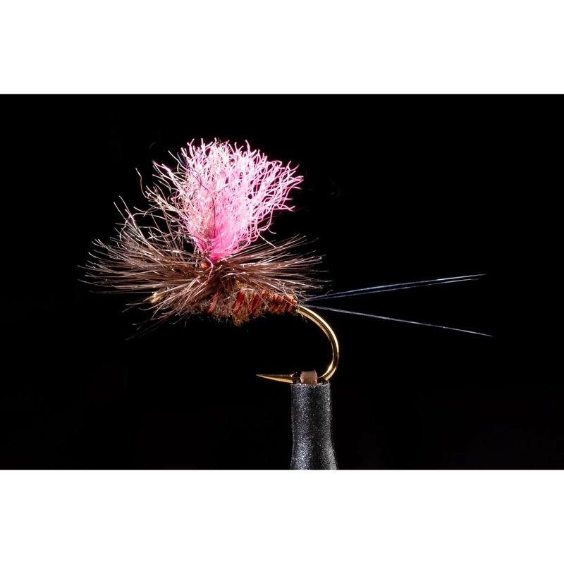 Hi Vis Possum Dun Brown Freshwater Fly #12