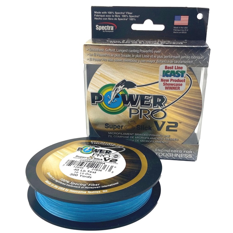Power Pro Super Slick Braid V2 Onyx 10# – 300yd