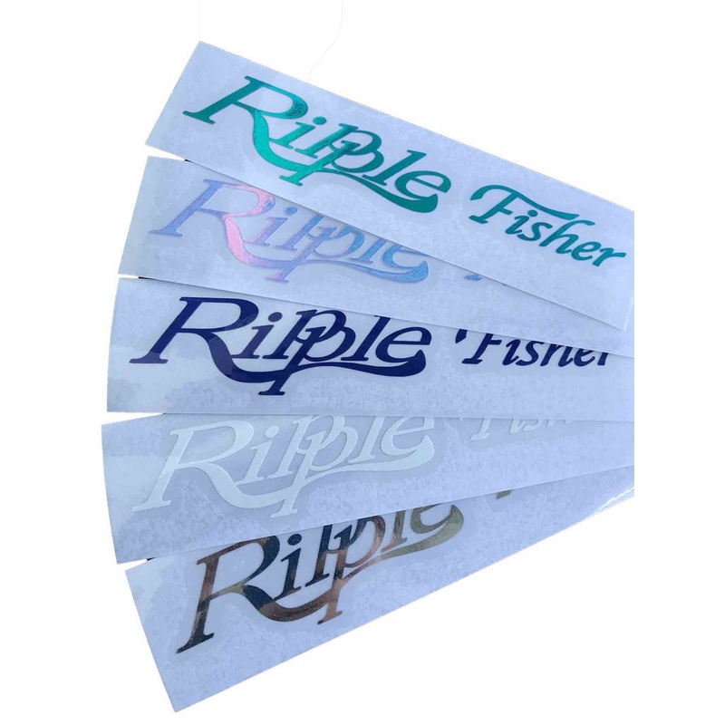 Ripple Fisher Logo Sticker 17cm Illusion