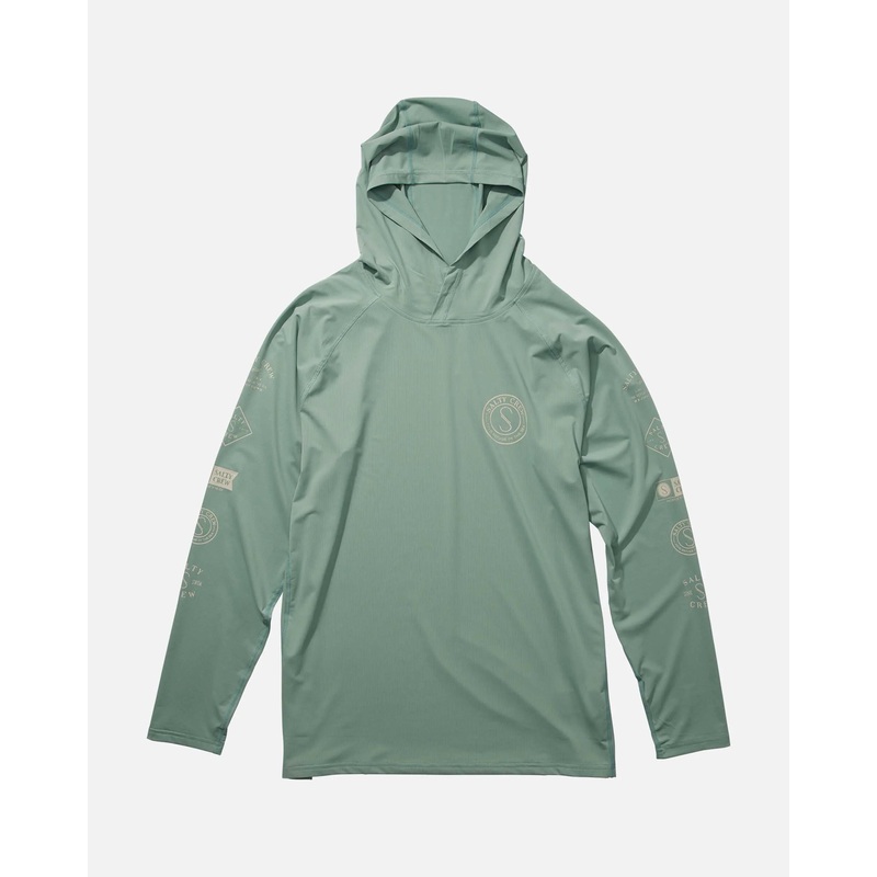 Salty Crew Palomar Perforated Hood Mackerel M