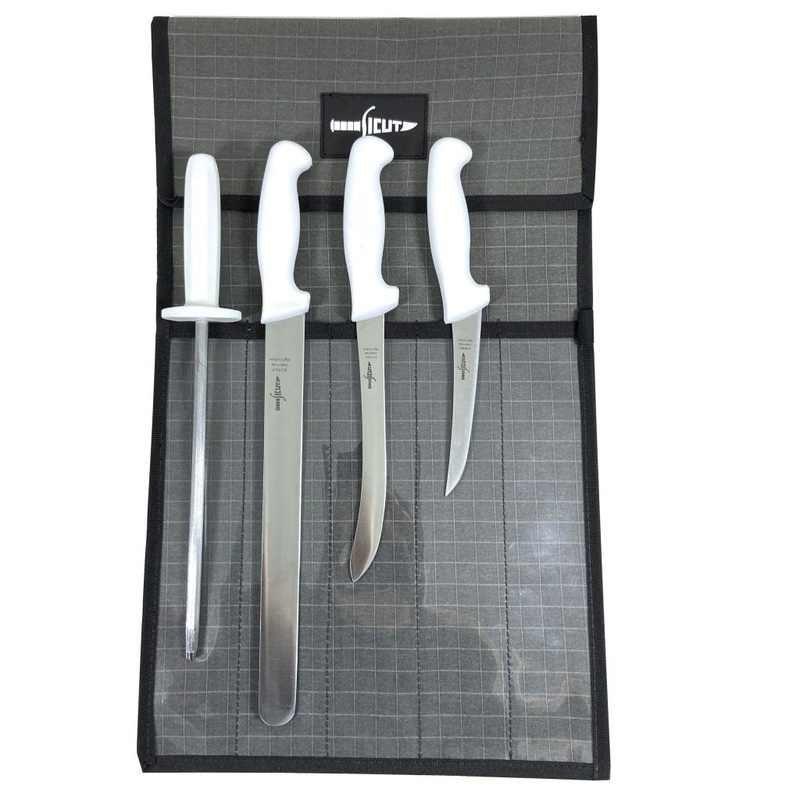 Sicut Fisherman Knife Pack White Handles