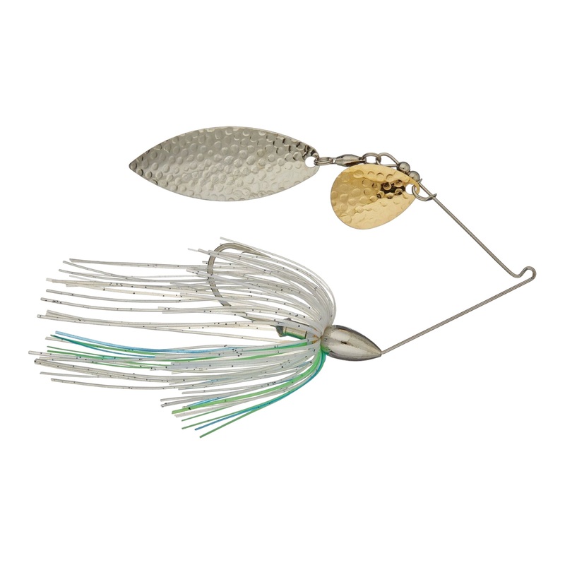 War Eagle Hammered Blades Colorado / Willow Spinnerbaits 1/2 oz Blue Herring