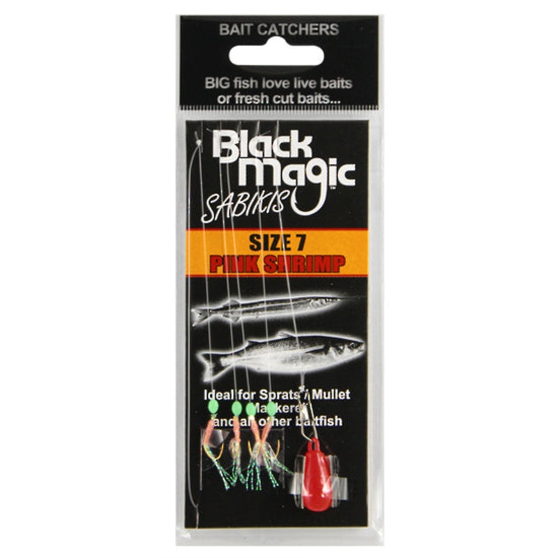 Black Magic Sabiki Rig Pink Shrimp 7