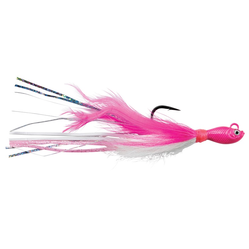 SPRO Power Bucktail Custom Pink Flash Size 1 1/2