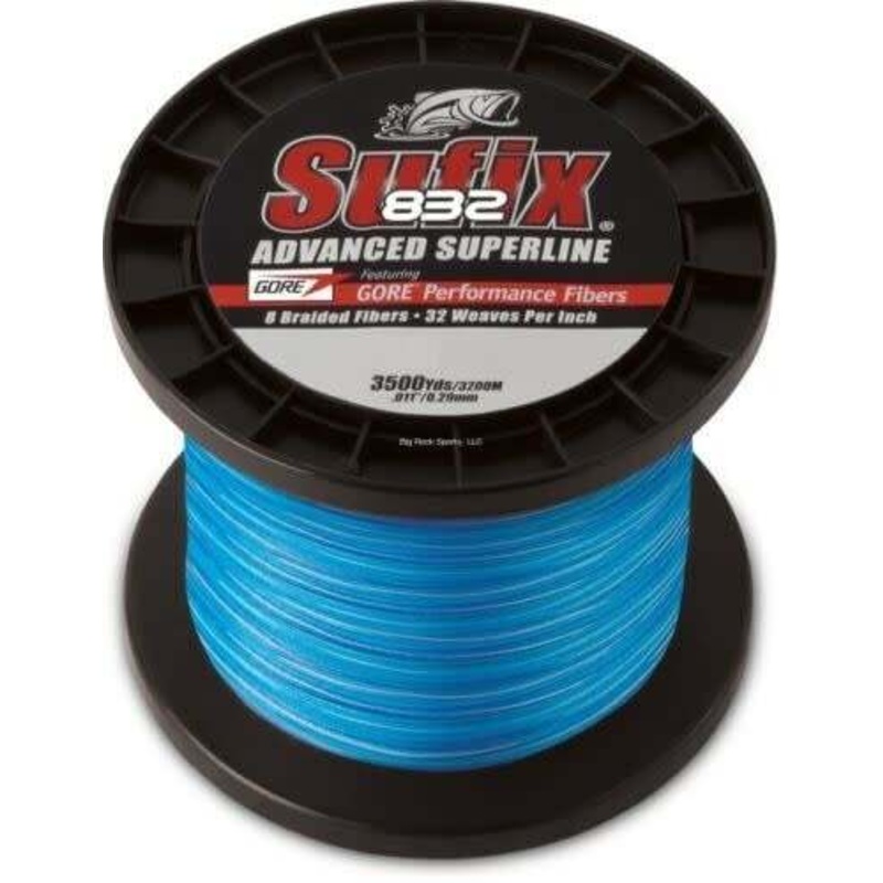 Sufix 832 Braid Bulk Spool 3500yd Coastal Camo 10lb