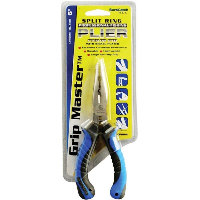 SureCatch Grip Master Split Ring Pliers – 6 inch
