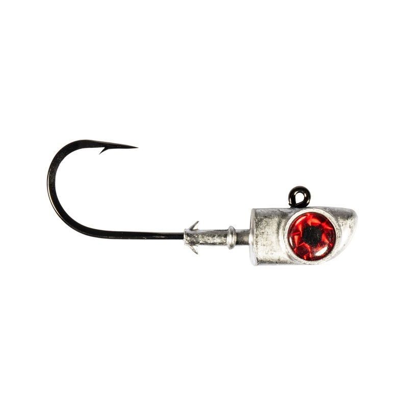 Z-Man Diezel Eye Jigheads 8/0 2oz Pack of 2 Red
