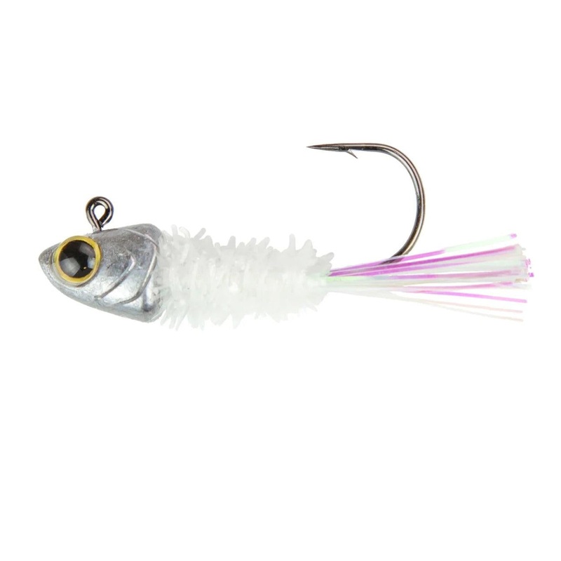 6th Sense Spangle Tinsel Jig Ghost Ice Minnow 1/32oz