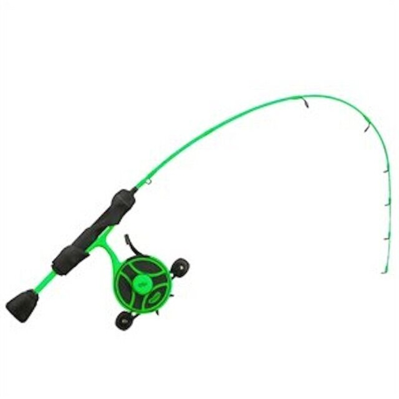 13 Fishing Freefall Ghost Radioactive Pickle Ice Combo LH 25″ Ultra Light