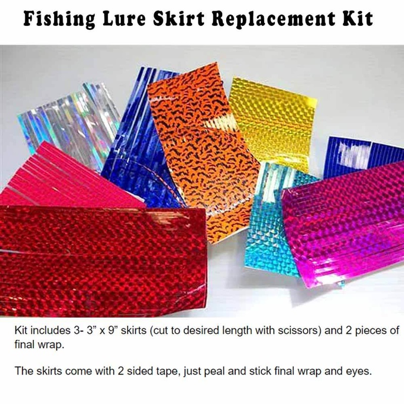 BallyHood Lures Replacement Skirts BLUE/BLACK