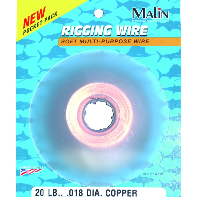 Malin Premium Soft Copper Rigging Wire 20 lb test