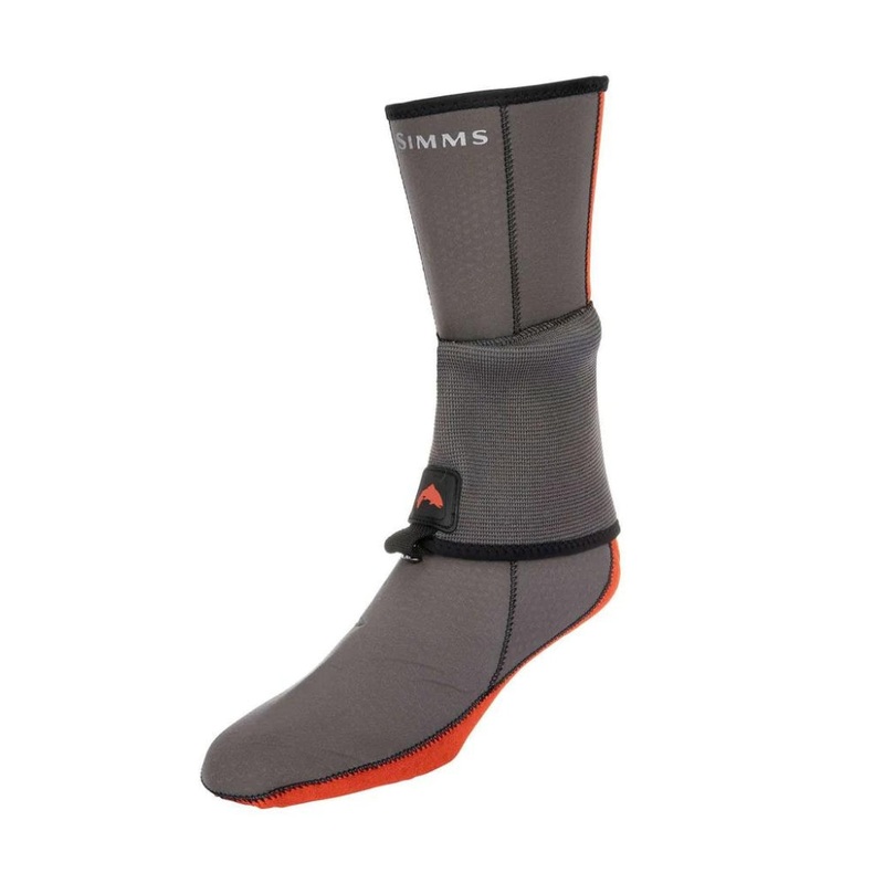 Simms Flyweight Neoprene Wading Socks LARGE PEWTER