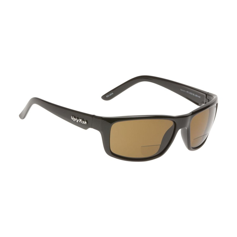 Ugly Fish PN3252 Bifocal Xenon Polarised Sunglasses Black – Smoke Grey +1.50