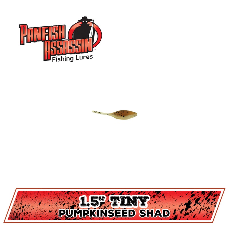 Bass Assassin Tiny Shad 1.5Inch Pumpkin Shad