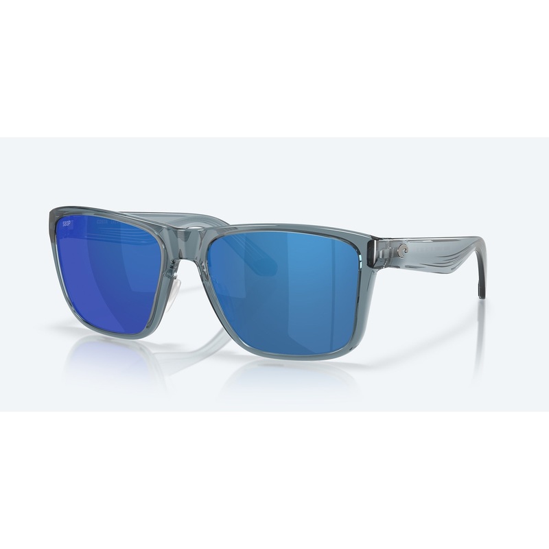 Costa Los Alijos Polarized Sunglasses Translucent Deep Blue / Blue Mirror Polarized Polycarbonate