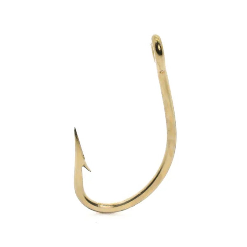 Mustad 9174 O’Shaughnessy Live Bait Hook 1/0 Bronze 8 Pack