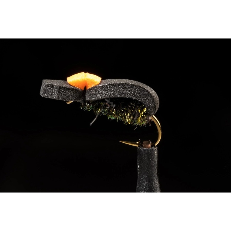Black Foam Beetle Freshwater Fly #14
