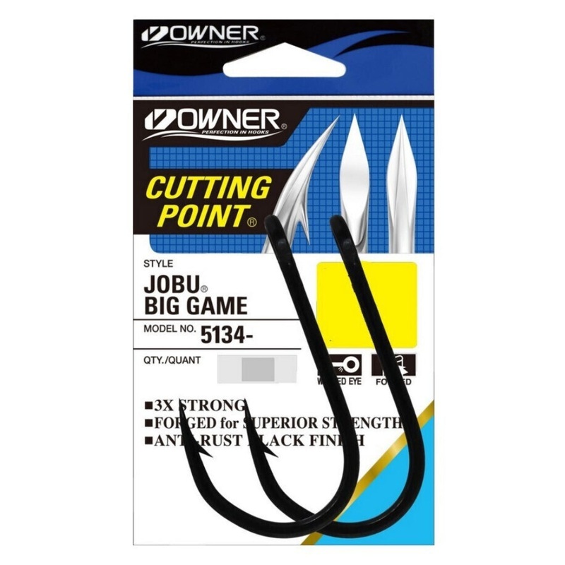 Owner Jobu Big Game Hook Packs 10/0