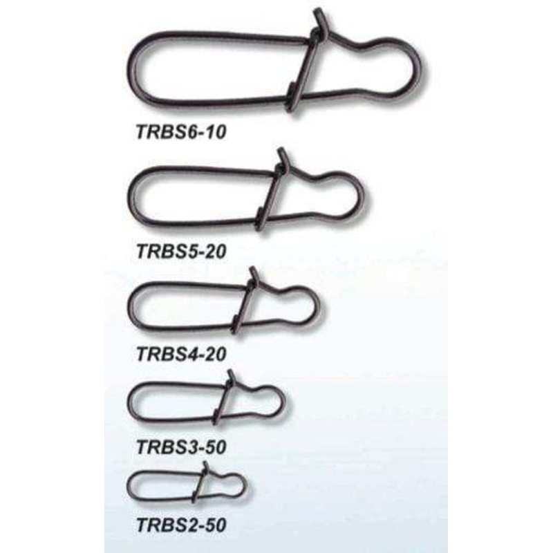 Tsunami Round Bend Snap (Stainless) 2 – 50pk