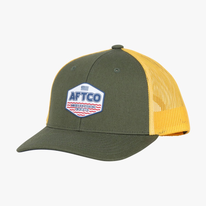 Aftco Youth Sunset Trucker Hat OF Army