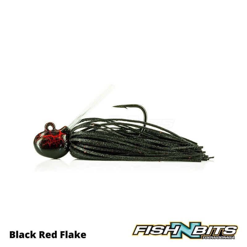 Molix Nano Jig 5/16oz Black Red Flake