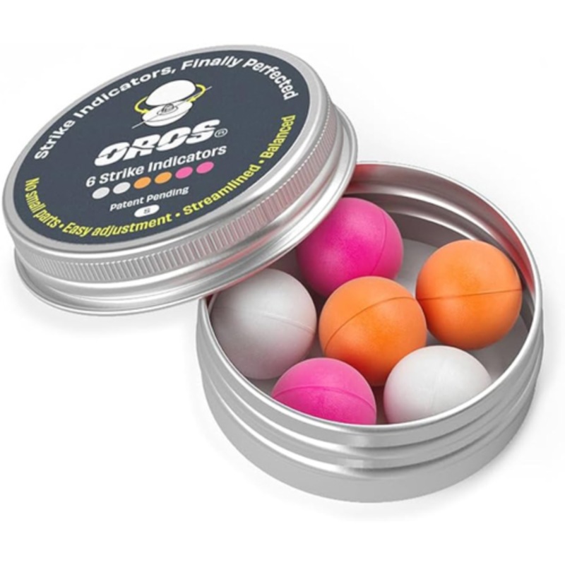 Oros Strike Indicator – Six Pack Tin SMALL CHARTREUSE