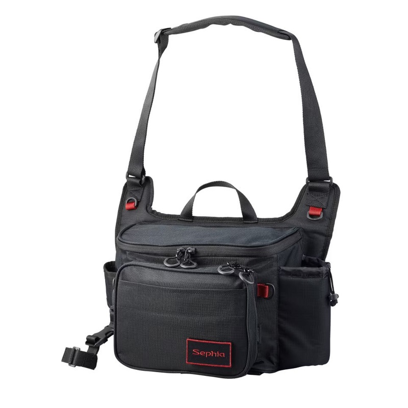 Shimano Sephia Eging Rungun Shoulder Bag BS-222W M Black
