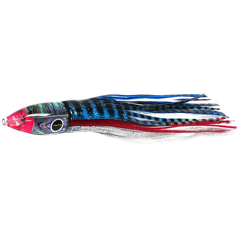 Black Bart Tuna XXX Skirted Trolling Lure BL/WH – Blue/White