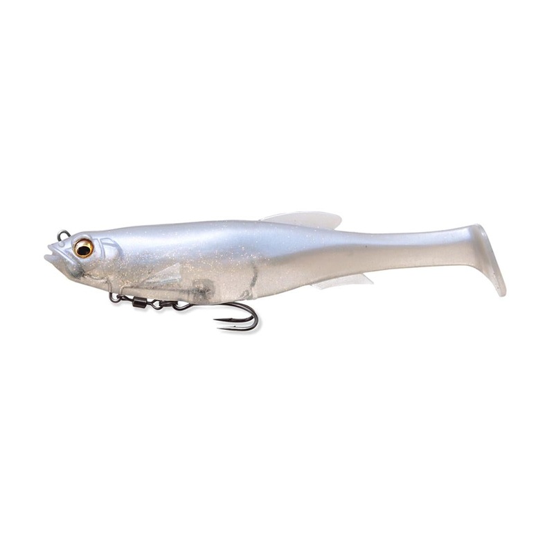 Megabass Magdraft 5″ White Back Shad
