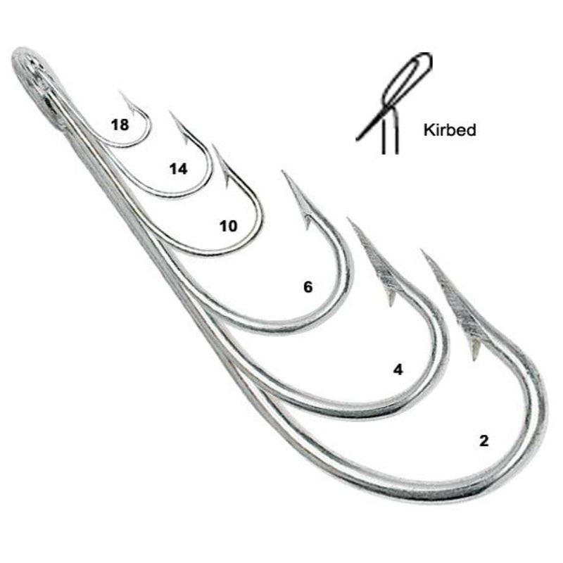 Mustad 2330DT Kirby Sea Hook 100pk 10
