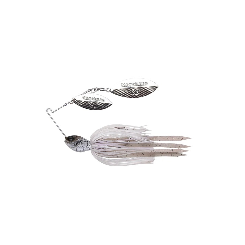 SV-3 SPINNERBAIT DOUBLE WILLOW WHITE PYTHON 1/2oz.