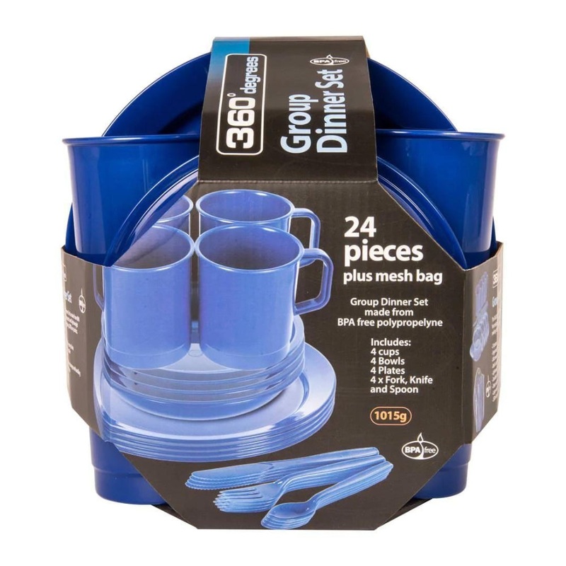 360 Degrees Group Dinner Set BLUE