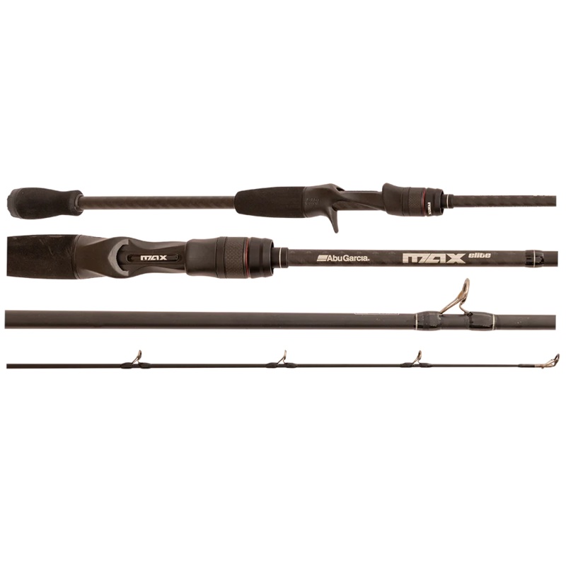 Abu Garcia Max Elite Baitcast Rod 6FT 4IN 3-6KG 2PC