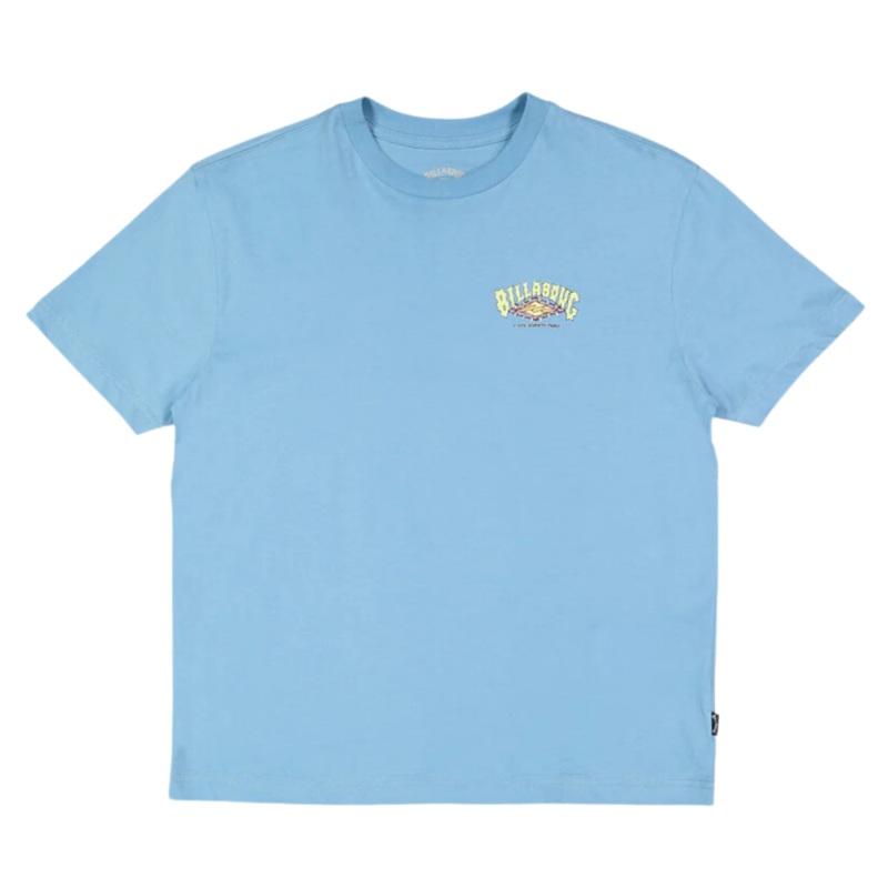 Billabong Boys Diamond Grit SS T-Shirt L/14 Blue Wash