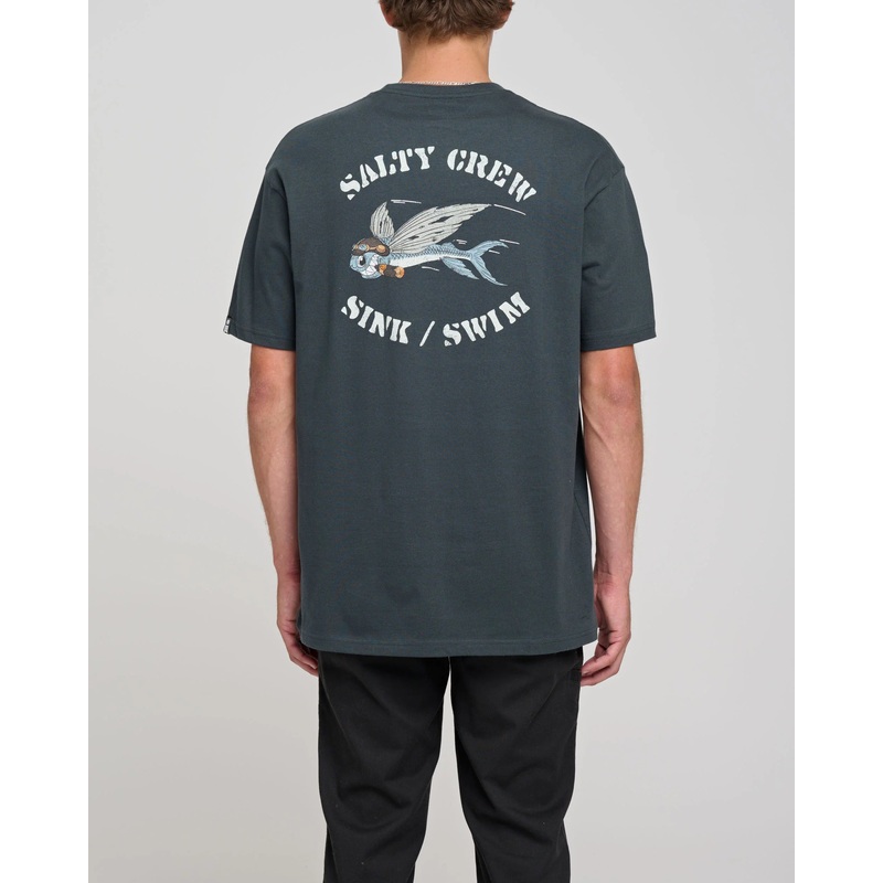 Salty Crew Kamikaze Premium SS Tee Coal M