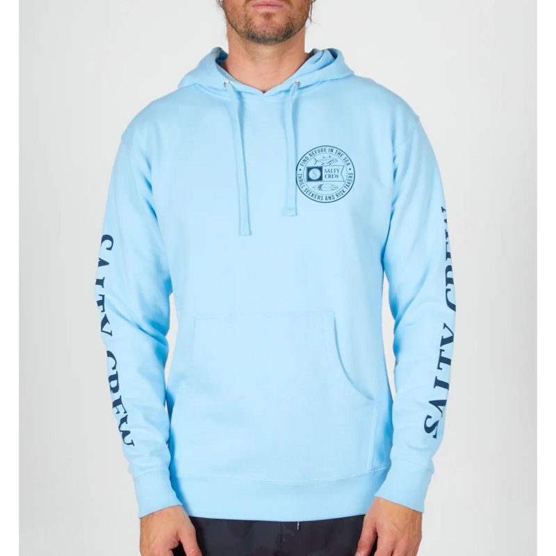Salty Crew Legends Hood Fleece L LIGHT BLUE