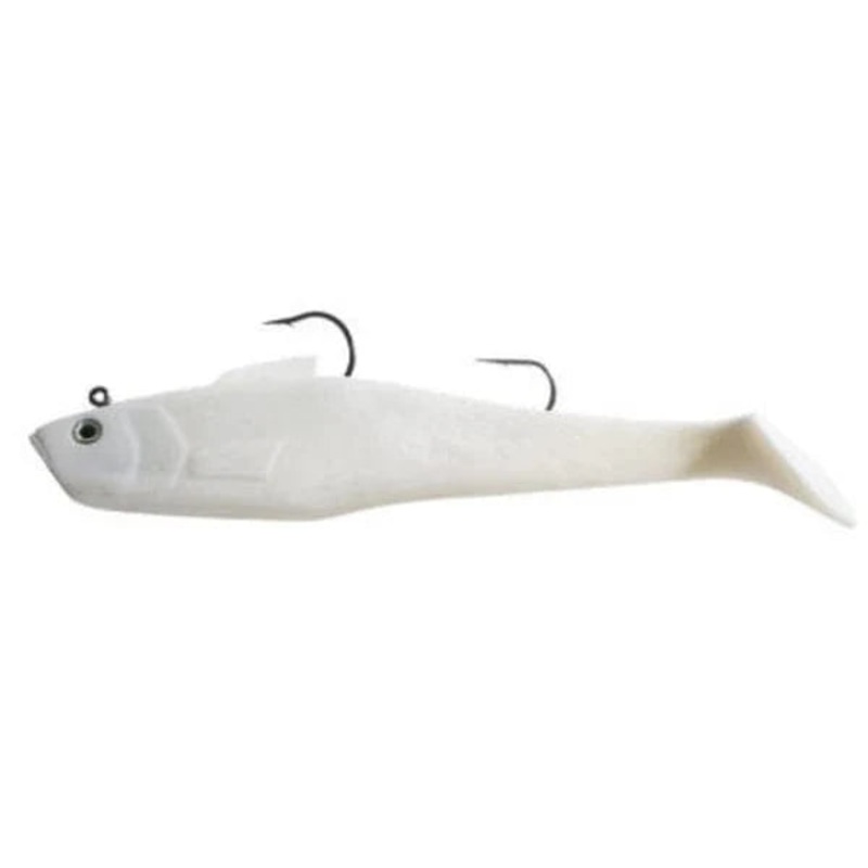 Tsunami Pro 9″ Swim Shad Double Hook Opaque White